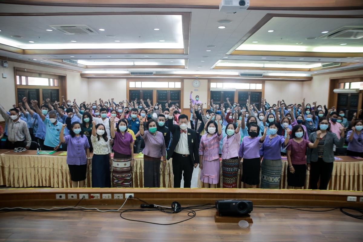 ป็นประธานในพิธีเปิดโครงการฝึกอบรมส่งเสริมสุขภาพและพัฒนาการจัดการอนามัยสิ่งแวดล้อม ประจำปี 2565 รุ่นที่ 2