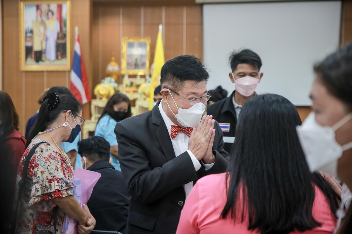 ป็นประธานในพิธีเปิดโครงการฝึกอบรมส่งเสริมสุขภาพและพัฒนาการจัดการอนามัยสิ่งแวดล้อม ประจำปี 2565 รุ่นที่ 2