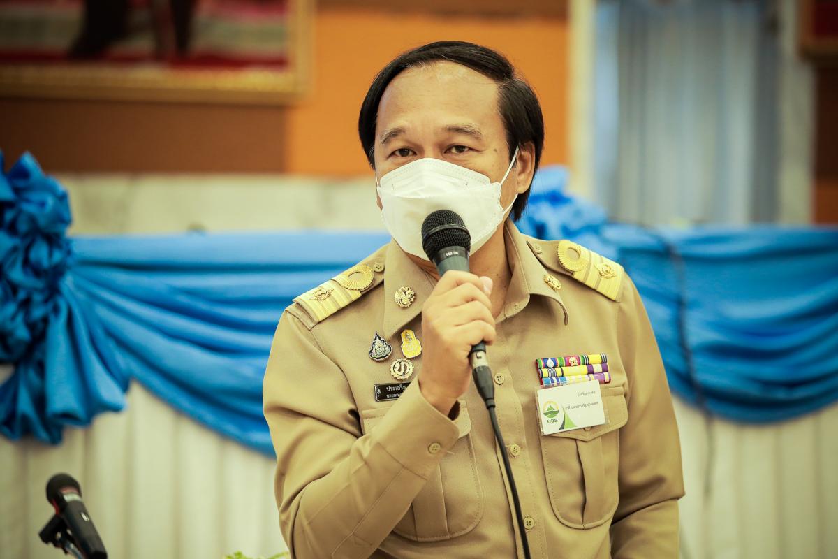 นายกองค์การบริหารส่วนจังหวัดตาก เป็นประธานในพิธีเปิดโครงการอบรมและส่งเสริมกิจกรรมอาสาสมัครท้องถิ่นรักษ์โลก ประจำปีงบประมาณ พ.ศ.2565