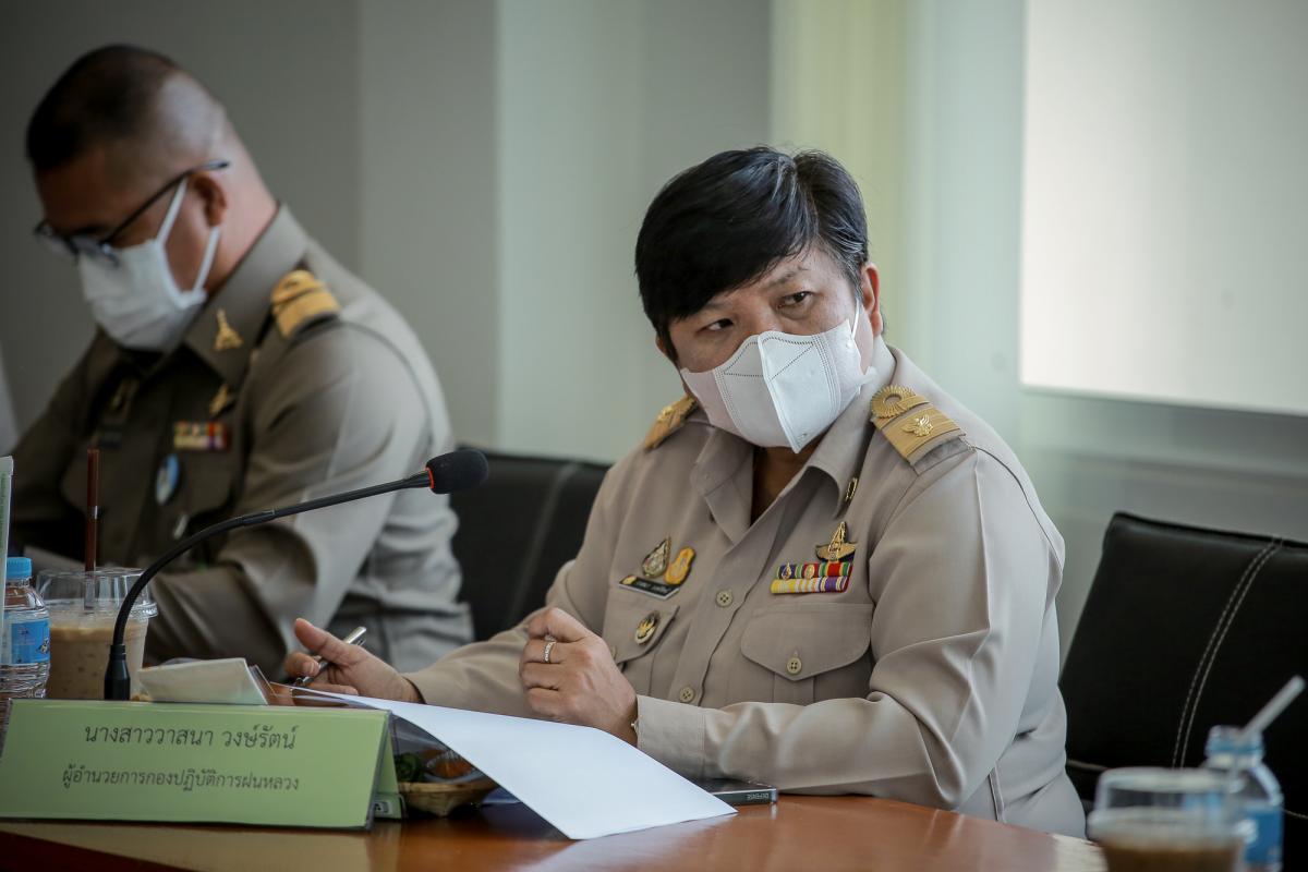 ร่วมต้อนรับ พลอากาศเอก ชลิต พุกผาสุก องคมนตรี ลงพื้นที่ตรวจติดตามความก้าวหน้าการก่อสร้างศูนย์ปฏิบัติการฝนหลวงภาคเหนือ