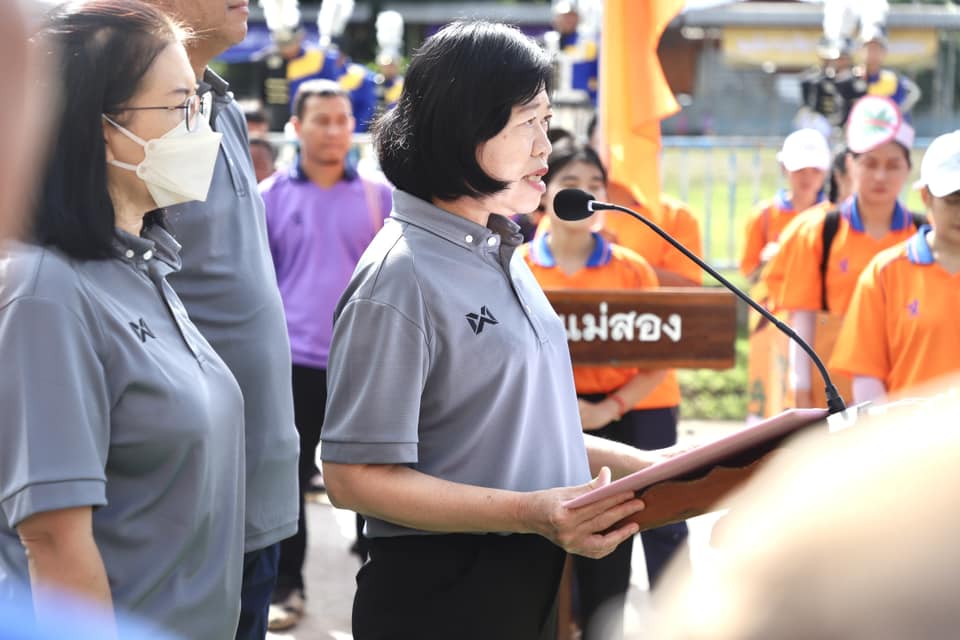 นายกองค์การบริหารส่วนจังหวัดตากเปิดโครงการแข่งขันกีฬาองค์กรปกครองส่วนท้องถิ่นฯ อ.ท่าสองยาง จ.ตาก
