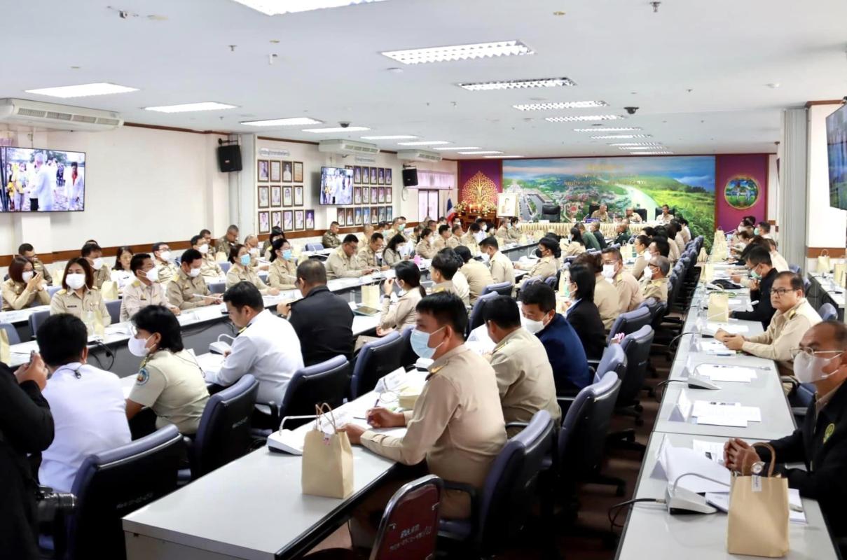 รองนายกองค์การบริหารส่วนจังหวัดตาก พร้อมด้วย ปลัดองค์การบริหารส่วนจังหวัดตาก และเจ้าหน้าที่ เข้าร่วมการประชุมคณะกรมการจังหวัดตากฯ ครั้งที่ 10/2566 (เดือนตุลาคม) 