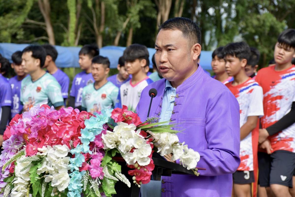 รองนายกองค์การบริหารส่วนจังหวัดตาก เปิดโครงการแข่งขันกีฬา อบจ.ตากคัพ ประจำปีงบประมาณ พ.ศ. 2567 (ครั้งที่ 1) กีฬาฟุตบอล 7 คน อำเภอแม่สอด 