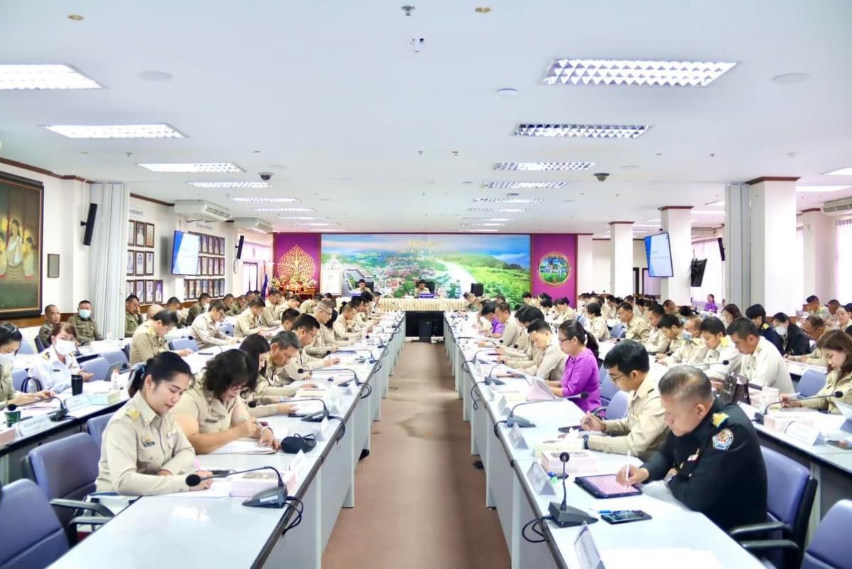 รองปลัดองค์การบริหารส่วนจังหวัดตาก เข้าร่วมการประชุมหัวหน้าส่วนราชการ หัวหน้าหน่วยงานรัฐวิสาหกิจ สังกัดกระทรวงมหาดไทย นายอำเภอ และผู้ที่เกี่ยวข้อง ครั้งที่ 10/2567 ประจำเดือนตุลาคม 2567 