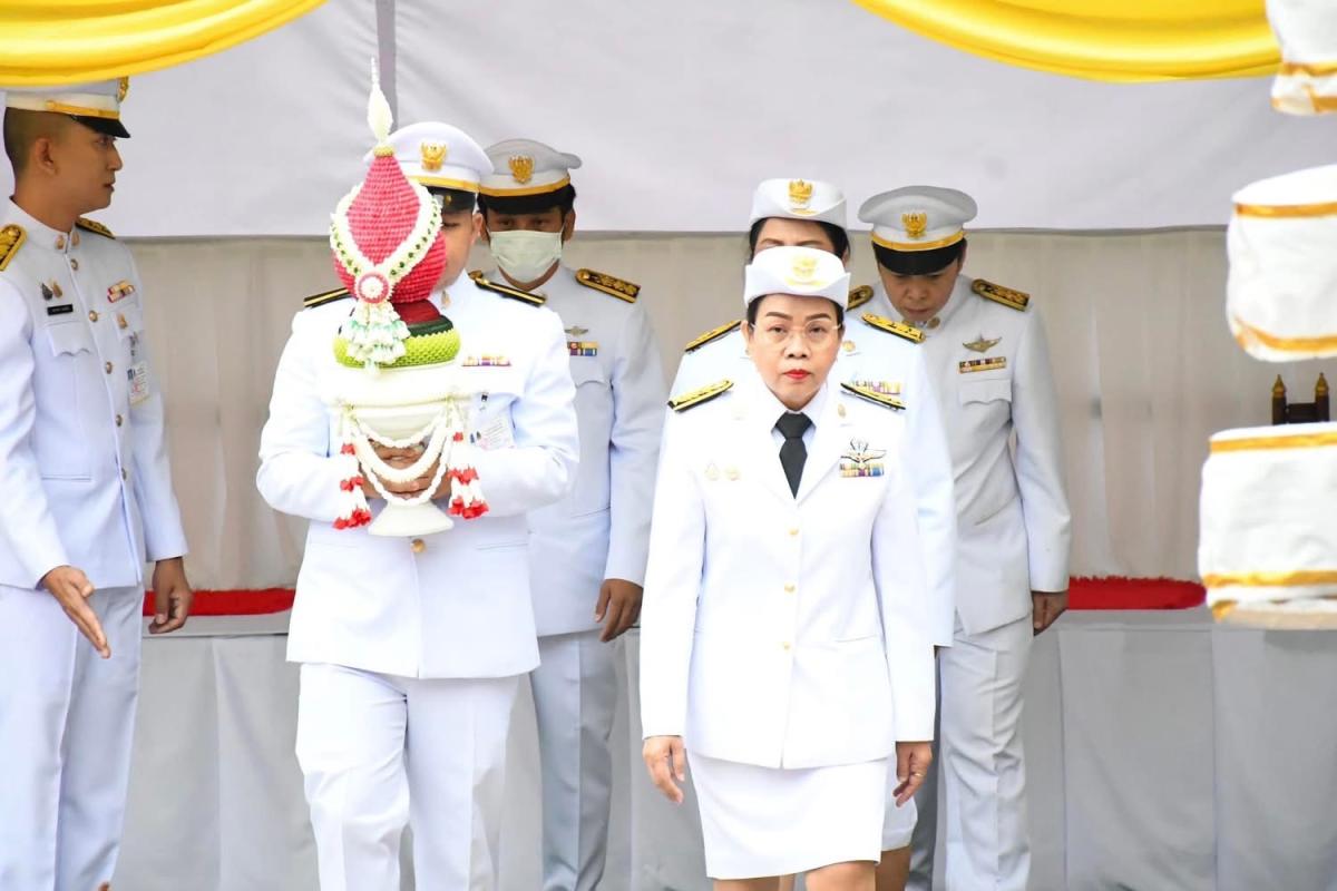 อบจ.ตาก ร่วมพิธีวางพานพุ่มเนื่องในวันสมเด็จพระเจ้าตากสินมหาราช ประจำปี 2568 
