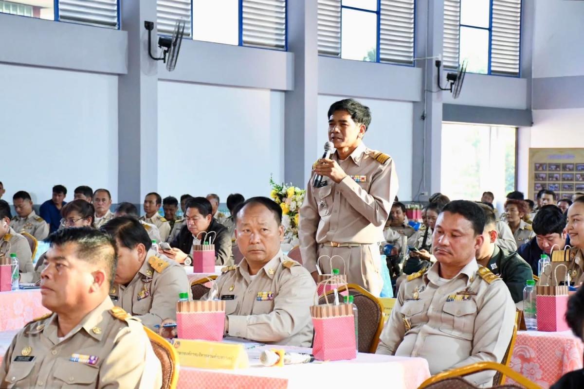 อบจ.ตาก เข้าร่วมการประชุมการนำนโยบายของรัฐบาลและกระทรวงมหาดไทยสู่การปฏิบัติงานในพื้นที่ อ.พบพระ จ.ตาก