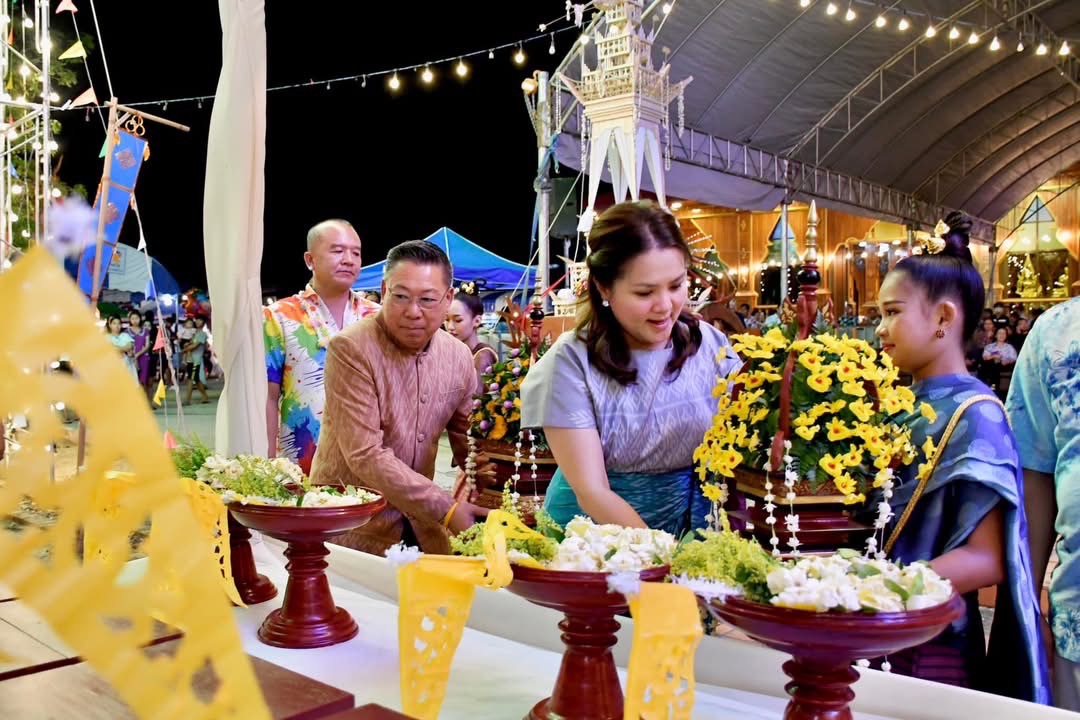 นายก อบจ.ตาก เป็นประธานเปิดโครงการประเพณีท้องถิ่นสรงน้ำพระธาตุพญาหน่อกวิ้น ประจำปีงบประมาณ 2568 ต.แม่ปะ อ.แม่สอด จ.ตาก