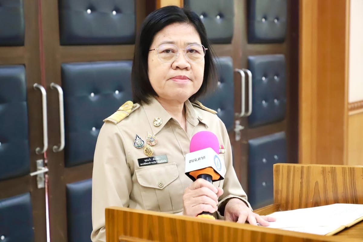 นายก อบจ.ตาก เป็นประธานในพิธีเปิดโครงการสร้างงานสร้างอาชีพ ประจำปีงบประมาณ พ.ศ. 2568 