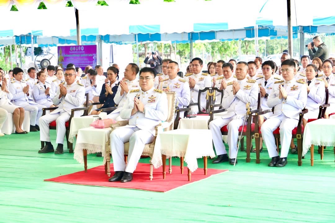 นายก อบจ.ตาก มอบหมายให้เลขาฯ เข้าร่วมพิธี ทำบุญตักบาตร พิธีปลูก “พระศรีมหาโพธิทศมราชบพิตร”