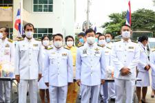 พิธีทำบุญตักบาตรพระสงฆ์ จำนวน 89 รูป ถวายเป็นพระราชกุศล เนื่องในวันคล้ายวันสวรรคต พระบาทสมเด็จพระบรมชนกาธิเบศร มหาภูมิพลอดุลยเดชมหาราช บรมนาถบพิตร 
