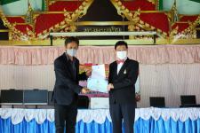 พิธีมอบสื่อการเรียนการสอน ประจำปีงบประมาณ พ.ศ. 2563 ณ โรงเรียนบ้านลานสาง