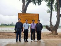 สำนักการช่าง องค์การบริหารส่วนจังหวัดตาก ลงพื้นที่ตรวจรับงานถนนคอนกรีตเสริมเหล็ก