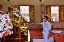 พิธีเจริญพระพุทธมนต์ถวายพระราชกุศล พระบาทสมเด็จพระบรมชนกาธิเบศร มหาภูมิพลอดุลยเดชมหาราช บรมนาถบพิตร เนื่องในวันคล้ายวันพระราชสมภพ 5 ธันวาคม 2563่ 