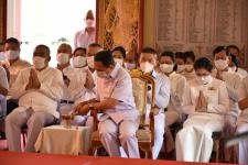 พิธีเจริญพระพุทธมนต์ถวายพระราชกุศล พระบาทสมเด็จพระบรมชนกาธิเบศร มหาภูมิพลอดุลยเดชมหาราช บรมนาถบพิตร เนื่องในวันคล้ายวันพระราชสมภพ 5 ธันวาคม 2563่ 
