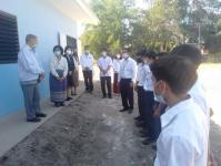 เข้าร่วมเป็นเกียรติในพิธีเปิดการส่งมอบอาคารหอพักนักเรียน นักศึกษา