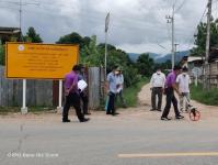 ลงพื้นที่ตรวจงานโครงการก่อสร้างขยายเขตท่อน้ำประปาหมู่บ้าน อำเภอบ้านตาก