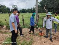 ลงพื้นที่ตรวจงานโครงการก่อสร้างขยายเขตท่อน้ำประปาหมู่บ้าน อำเภอบ้านตาก