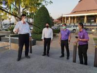 นายก อบจ.ตาก ลงพื้นที่ตรวจสอบความเรียบร้อย บริเวณสะพานสมโภชน์กรุงรัตนโกสินทร์ 200 ปี