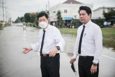 ลงพื้นที่ติดตามสถานการณ์น้ำท่วม ในพื้นที่อำเภอแม่สอด โดยได้ให้การสนับสนุน นำเครื่องสูบน้ำไปช่วยแก้ไขปัญหาน้ำท่วมขังในพื้นที่