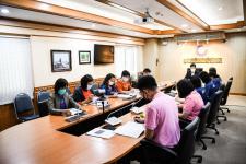 เป็นประธานการประชุมคณะกรรมการจัดทำแผนการจัดการความรู้ ( Knowledge Management : KM )