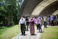 นายกองค์การบริหารส่วนจังหวัดตาก ในฐานะผู้อำนวยการอุทยานธรณีไม้กลายเป็นหินตากลงพื้นที่ตรวจสอบเพื่อเตรียมความพร้อมการจัดงานบันทึกสถิติโลกไม้กลายเป็นหินที่ยาวที่สุดในโลก Guinness World Records (GWR)