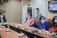  เข้าร่วมการประชุมชี้แจงกับคณะกรรมาธิการวิสามัญพิจารณาร่างพระราชบัญญัติงบประมาณรายจ่าย ประจำปีงบประมาณ พ.ศ. 2566