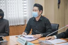 เข้าร่วมการประชุมชี้แจงกับคณะกรรมาธิการวิสามัญพิจารณาร่างพระราชบัญญัติงบประมาณรายจ่าย ประจำปีงบประมาณ พ.ศ. 2566