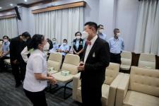 นายกองค์การบริหารส่วนจังหวัดตาก ร่วมต้อนรับดร.สาธิต ปิตุเตชะ รัฐมนตรีช่วยว่าการกระทรวงสาธารณสุข