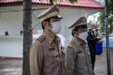 เข้าร่วมพิธีวางพวงมาลาเนื่องในวันคล้ายวันเกิดของ จอมพล ถนอม กิตติขจร
