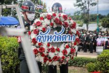 เข้าร่วมพิธีวางพวงมาลาเนื่องในวันคล้ายวันเกิดของ จอมพล ถนอม กิตติขจร