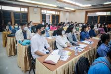 เป็นประธานในพิธีเปิดโครงการฝึกอบรมผู้ประกอบการด้านบริการการท่องเที่ยว ประจำปีงบประมาณ พ.ศ. 2565 