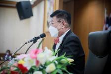 เป็นประธานในพิธีเปิดโครงการฝึกอบรมผู้ประกอบการด้านบริการการท่องเที่ยว ประจำปีงบประมาณ พ.ศ. 2565 