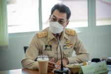 ร่วมต้อนรับ พลอากาศเอก ชลิต พุกผาสุก องคมนตรี ลงพื้นที่ตรวจติดตามความก้าวหน้าการก่อสร้างศูนย์ปฏิบัติการฝนหลวงภาคเหนือ