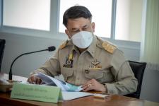 ร่วมต้อนรับ พลอากาศเอก ชลิต พุกผาสุก องคมนตรี ลงพื้นที่ตรวจติดตามความก้าวหน้าการก่อสร้างศูนย์ปฏิบัติการฝนหลวงภาคเหนือ