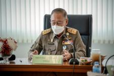 ร่วมต้อนรับ พลอากาศเอก ชลิต พุกผาสุก องคมนตรี ลงพื้นที่ตรวจติดตามความก้าวหน้าการก่อสร้างศูนย์ปฏิบัติการฝนหลวงภาคเหนือ
