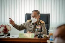 ร่วมต้อนรับ พลอากาศเอก ชลิต พุกผาสุก องคมนตรี ลงพื้นที่ตรวจติดตามความก้าวหน้าการก่อสร้างศูนย์ปฏิบัติการฝนหลวงภาคเหนือ