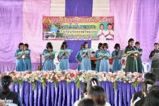 รองนายกองค์การบริหารส่วนจังหวัดตาก เป็นประธานในพิธีมอบสื่อการเรียนการสอน ประเภทครุภัณฑ์ดนตรี ณ  ห้องประชุมโรงเรียนวังหวายวิทยาคม ตำบลวังหมัน อำเภอสามเงา จังหวัดตาก 