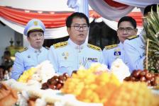 ปลัดองค์การบริหารส่วนจังหวัดตาก พร้อมด้วยข้าราชการในสังกัด องค์การบริหารส่วนจังหวัดตาก ร่วมประกอบพิธีวันสมเด็จพระเจ้าตากสินมหาราช และพิธีบวงสรวงดวงพระวิญญาณสมเด็จพระเจ้าตากสินมหาราช 