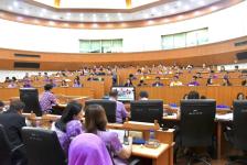 ศูนย์ประสานงานการเลือกตั้งนายกองค์การบริหารส่วนจังหวัดตาก จัดการประชุมชี้แจงและเตรียมความพร้อมการจัดการเลือกตั้งนายกองค์การบริหารส่วนจังหวัดตากสำหรับการปฏิบัติงานของอำเภอ