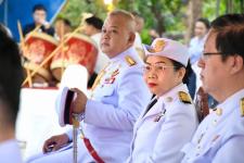 อบจ.ตาก ร่วมพิธีวางพานพุ่มเนื่องในวันสมเด็จพระเจ้าตากสินมหาราช ประจำปี 2568 