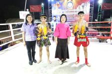 รองปลัด อบจ.ตาก เปิดโครงการมวยไทย - มวยคาดเชือก งานตากสินมหาราชานุสรณ์ ประจำปี 2567 - 2568 