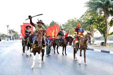 ภาพบรรยากาศ ขบวนเทิดพระเกียรติสมเด็จพระเจ้าตากสินมหาราช 