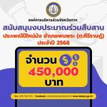 อบจ.ตาก เข้าร่วมโครงการประเพณีปีใหม่ม้ง ต.คีรีราษฎร์ อ.พบพระ ประจำปีงบประมาณ 2568