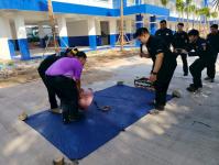 ศูนย์ป้องกันและบรรเทาสาธารณะภัย อบจ.ตาก อบรมให้ความรู้ การส่งเสริมความปลอดภัยในสถานศึกษา