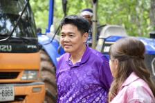 นายกจอย ลงพื้นที่ติดตามการทำงานของเครื่องจักรกล ในพื้นที่ บ้านห้วยระพริ้ง ต.พระวอ อ.แม่สอด จ.ตาก