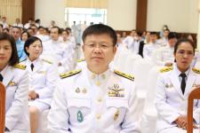 อบจ.ตาก เข้าร่วมพิธีเจริญพระพุทธมนต์และทำบุญตักบาตรถวายพระราชกุศล (ข้าวสาร อาหารแห้ง) เฉลิมพระเกียรติสมเด็จพระนางเจ้าสิริกิติ์ พระบรมราชินีนาถ พระบรมราชชนนีพันปีหลวง เนื่องในโอกาสวันเฉลิม