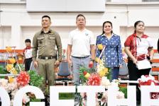 นายกจอย เปิดอาคารโรงพละศึกษา 1,000 ที่นั่ง ให้คณะครูและนักเรียนโรงเรียนมัธโนทัย ใช้ในการแข่งขันกีฬาสีภายใน ประจำปี 2568