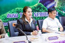 นายกจอย (นายกอบจ.ตาก) รวมเป็นเกียรติในงานแถลงข่าว “ ปั่นเพื่อน้อง ”